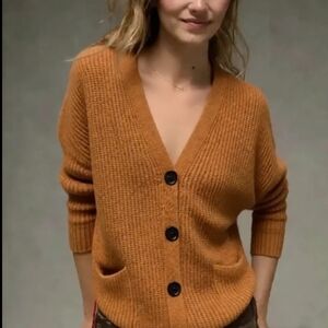 American Eagle Outfitters Rust Cardigan